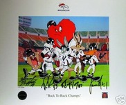 Sylvester Artwork Sylvester Artwork Back to Back Champions (Framed)